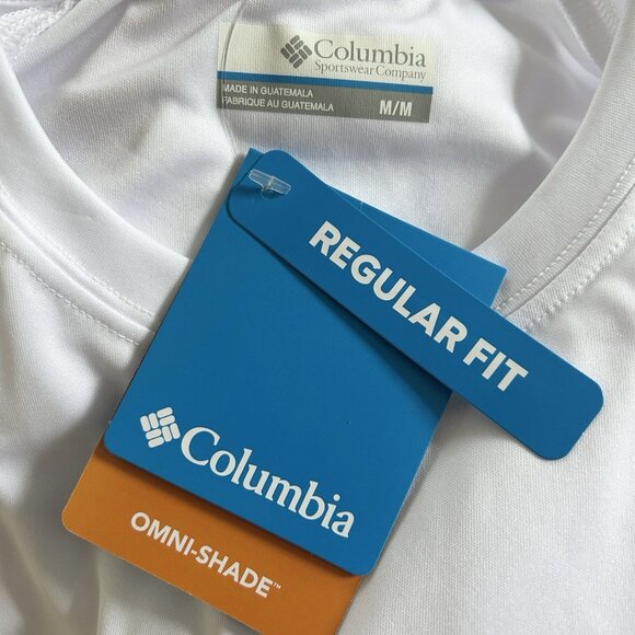 Columbia Women’s Long Sleeve Sun Tee, Size Medium, White Omni-Shade 50 UPF Rated - Picture 4 of 4